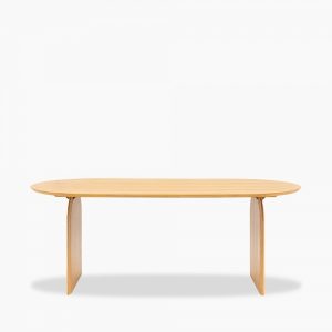 Mina 6 Seat Wooden Dining Table, Oak