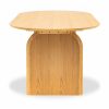 Mina 6 Seat Wooden Dining Table, Oak