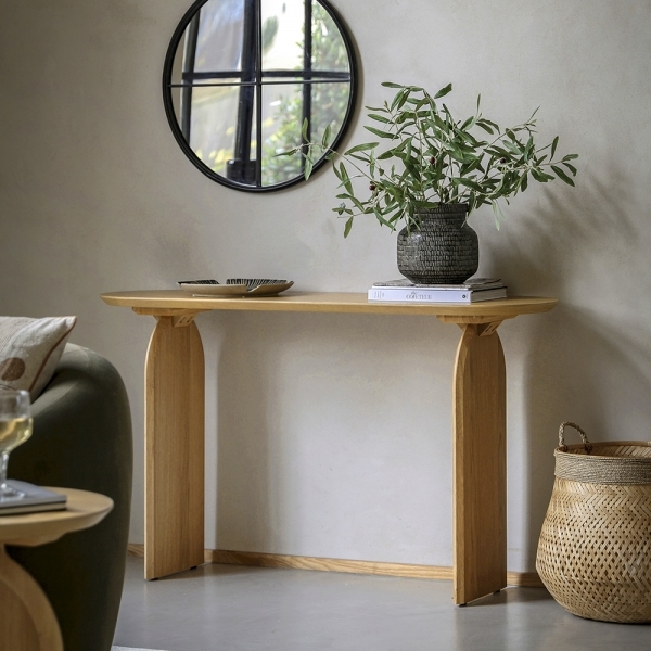 Mina Console Table, Oak