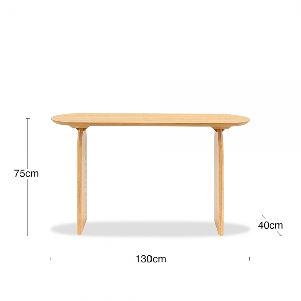 Mina Console Table, Oak