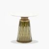 Mirabelle Round Side Table, Green