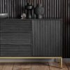 Monique Sideboard, Black Mango Wood