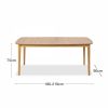 Montreux 6-10 Seat Extendable Dining Table, Oak