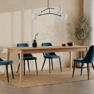 Montreux 6-10 Seat Extendable Dining Table, Oak