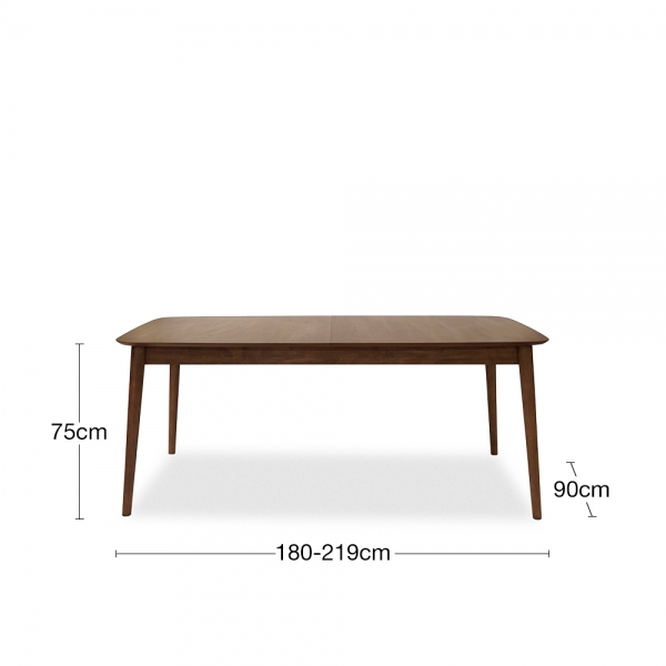 Montreux & Halston 6 Chair Dining Set, Walnut & Latte Sustainable Fabric