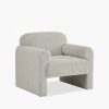 Neston Armchair, Speckled Stone Sustainable Boucle