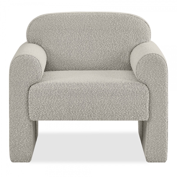 Neston Armchair, Speckled Stone Sustainable Boucle