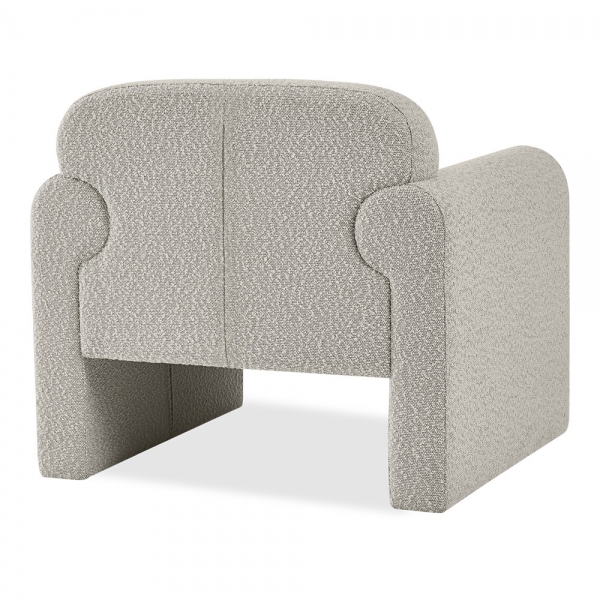 Neston Armchair, Speckled Stone Sustainable Boucle