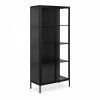 Newcastle Large Display Cabinet, Black