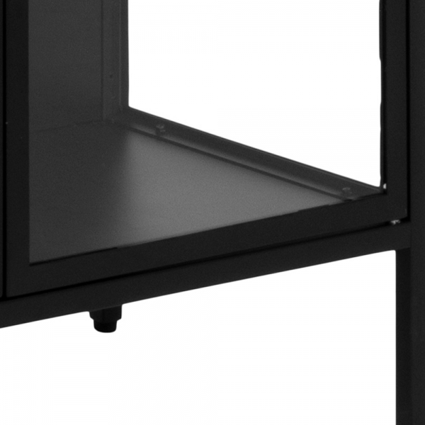 Newcastle Large Display Cabinet, Black