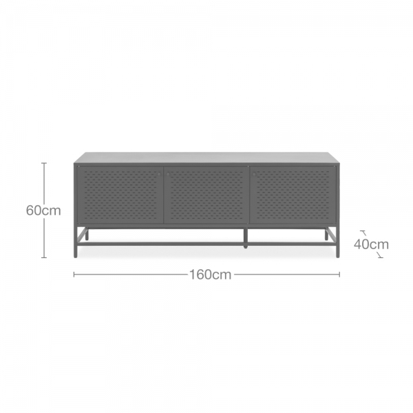 Newcastle Large Sideboard, Black