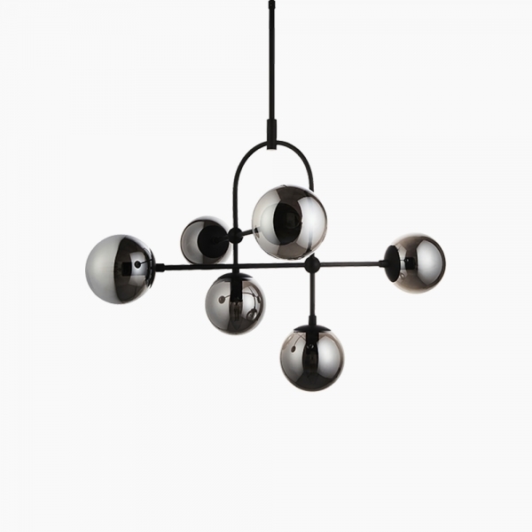 Niamh Pendant Chandelier, Smokey Grey