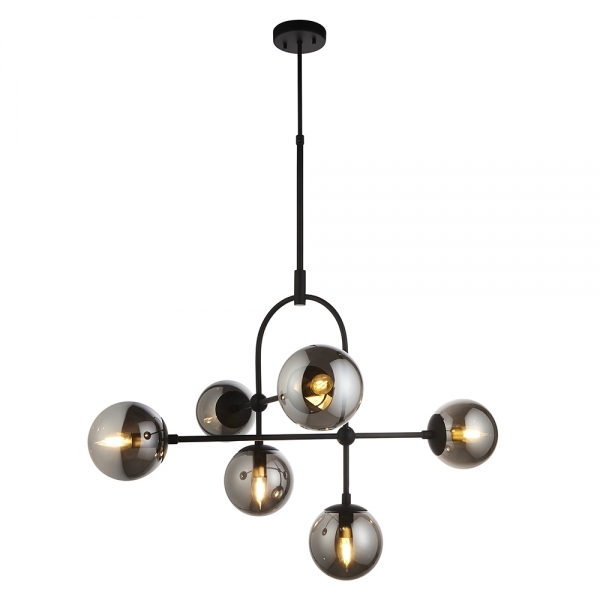 Niamh Pendant Chandelier, Smokey Grey