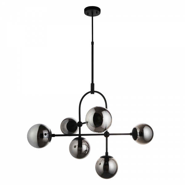 Niamh Pendant Chandelier, Smokey Grey