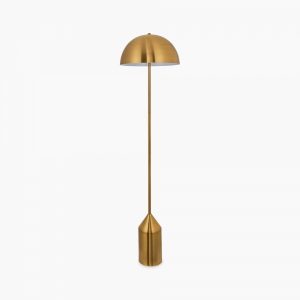 Nova Floor Lamp, Brushed Brass