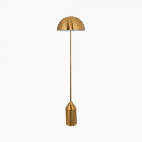 Nova Floor Lamp, Brushed Brass