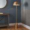 Nova Floor Lamp, Brushed Brass