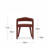 Ophelia Carver Dining Chair, Rust Sustainable Velvet