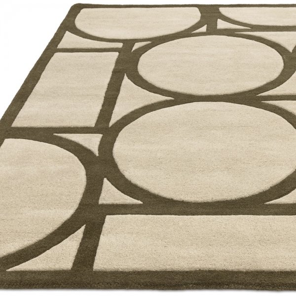 Orson Hand Tuffed Rug, Khaki Green