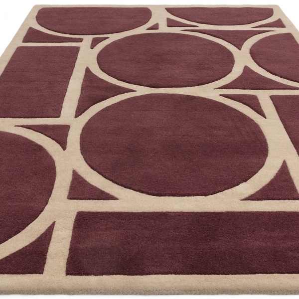 Orson Hand Tufted Rug, Plum