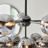 Oscar Globe Pendant Chandelier, Smokey Grey