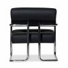 Paddington Accent Chair, Black Leather