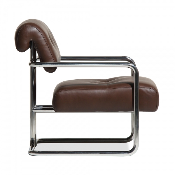 Paddington Accent Chair, Chocolate Brown Leather