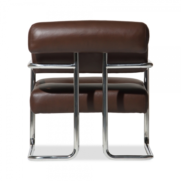 Paddington Accent Chair, Chocolate Brown Leather