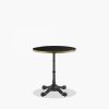 Parisian Style Flat Auto-Adjust Dining Table, Black & Brass