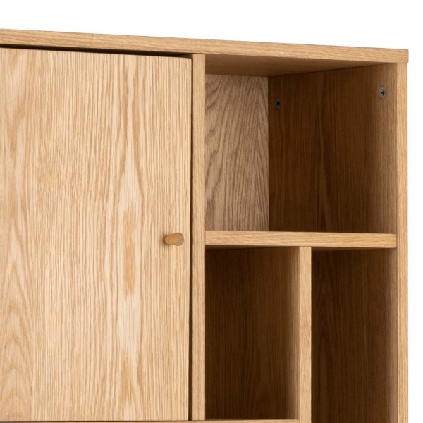 Rangoon Bookcase, Oak