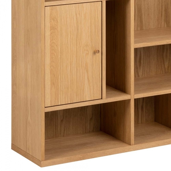 Rangoon Large Bookcase, Oak