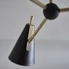 Reece Semi Flush Light, Black