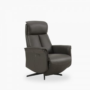Riya Electric Recliner Chair, Ash Black