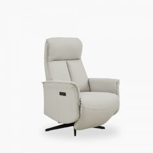 Riya Electric Recliner Chair, Stone Grey