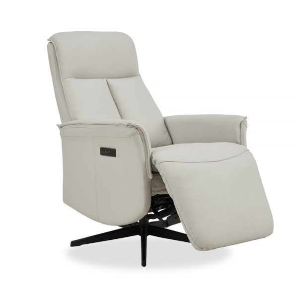 Riya Electric Recliner Chair, Stone Grey