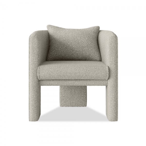 Robyn Armchair, Speckled Stone Sustainable Boucle