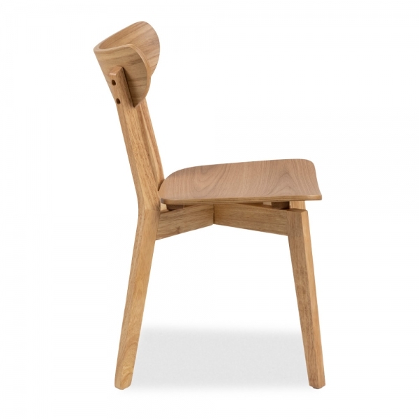 Roxby 4 Chairs Round Table Dining Set, Oak