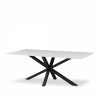 Sawyer 8 Seat Dining Table, White Ceramic