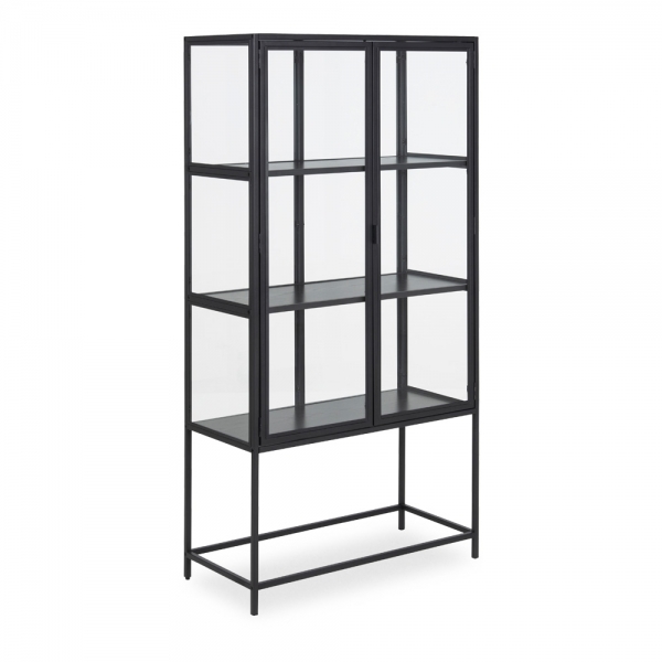 Seaford Display Cabinet, Black