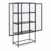 Seaford Display Cabinet, Black