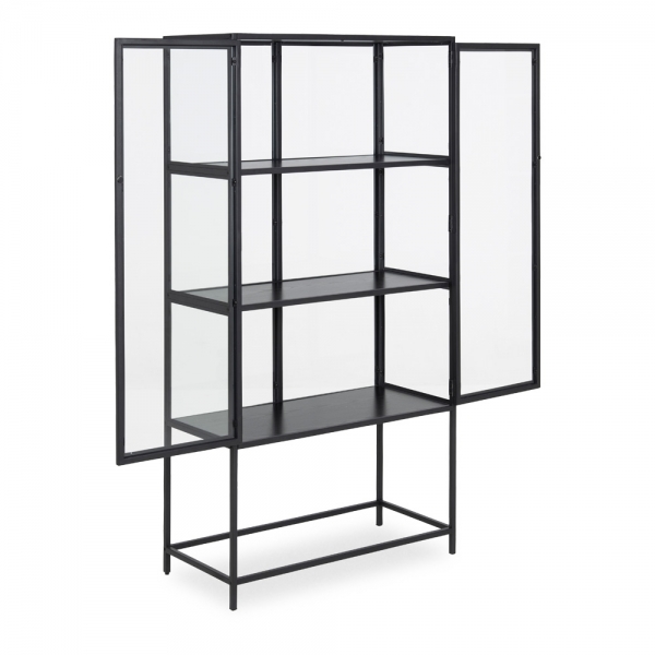 Seaford Display Cabinet, Black