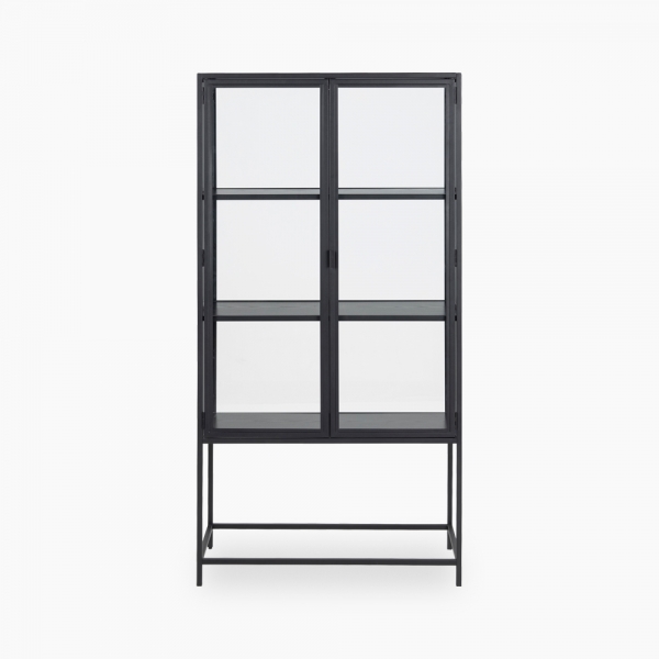 Seaford Display Cabinet, Black