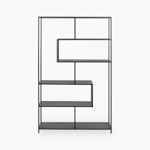 Seaford Large Display Unit, Black Ash