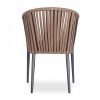 Sera Armchair, Grey & Brown