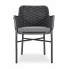 Sidney Armchair, Grey Textilene Weave