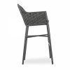 Sidney Bar Stool, Grey Textilene Weave