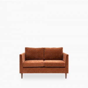 Sylvie 2 Seater Sofa, Paprika Orange