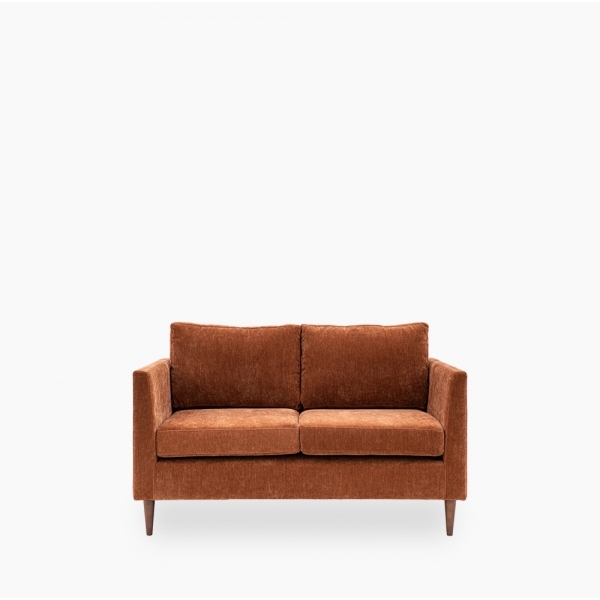 Sylvie 2 Seater Sofa, Paprika Orange