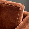 Sylvie 2 Seater Sofa, Paprika Orange