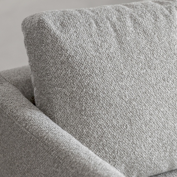 Sylvie 3 Seater Sofa, Soft Grey